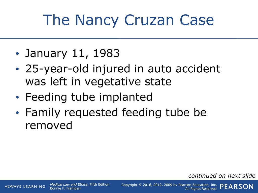 Nancy cruzan case summary
